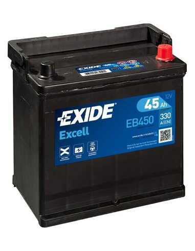bateria exide eb450 45ah