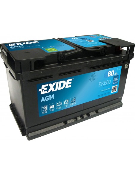 bateria exide ek800 80ah