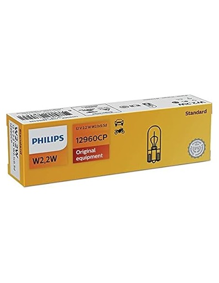 lampara bombilla philips w2,2w