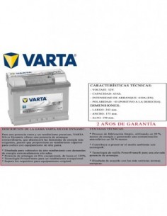 bateria varta d15 63ah 2