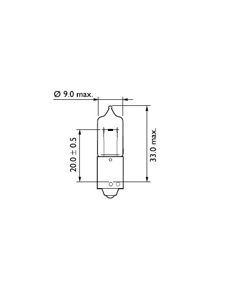  lampara bombilla philips h21w