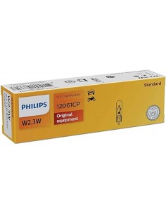 lampara bombilla philips w2,3w