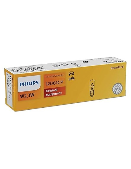 lampara bombilla philips w2,3w