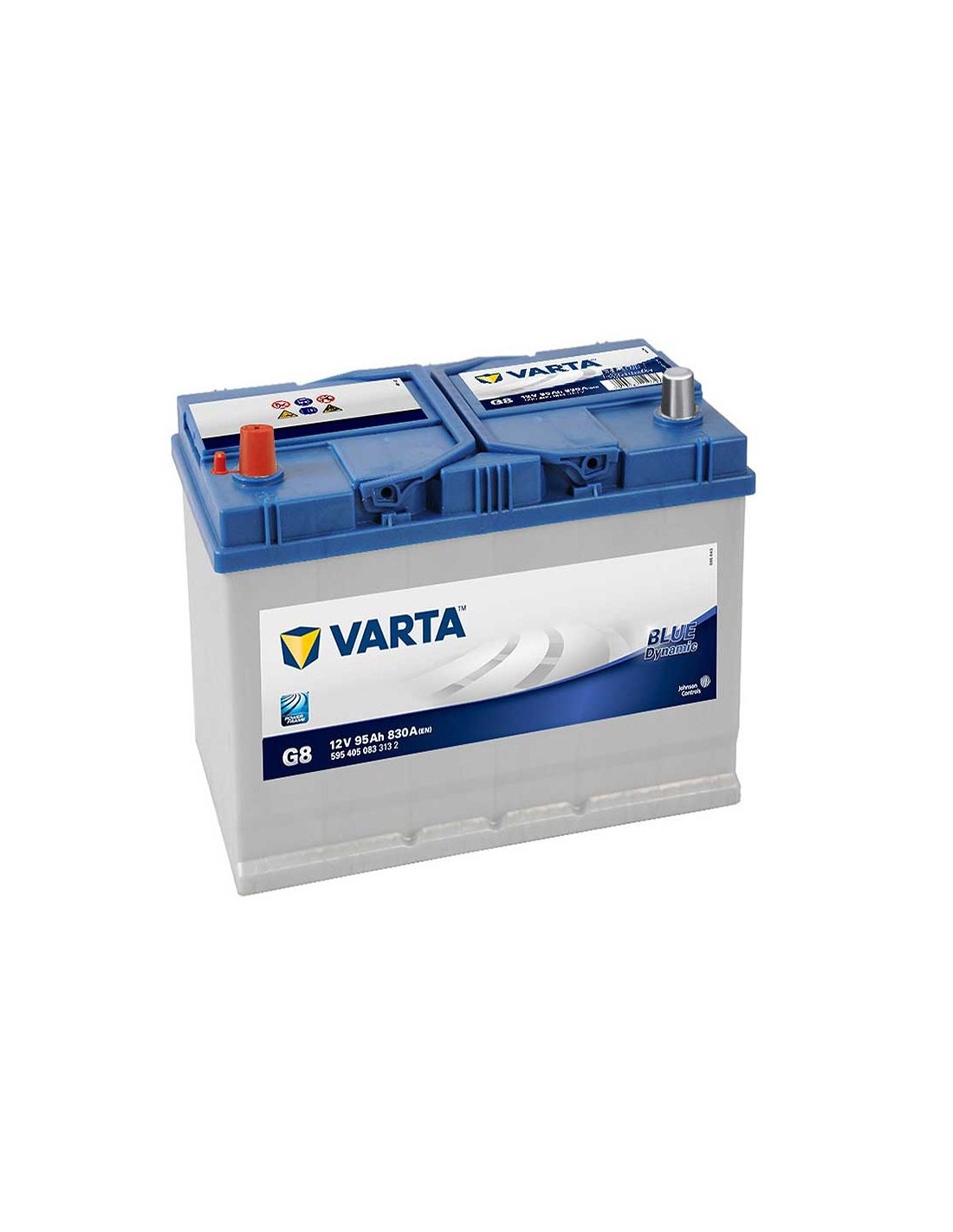 Batería Coche Varta 95ah 12V 830A G8【157,90€】